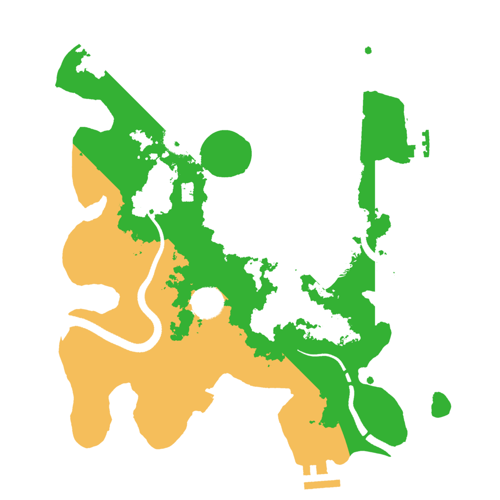 Biome Rust Map: Procedural Map, Size: 2800, Seed: 1765561673