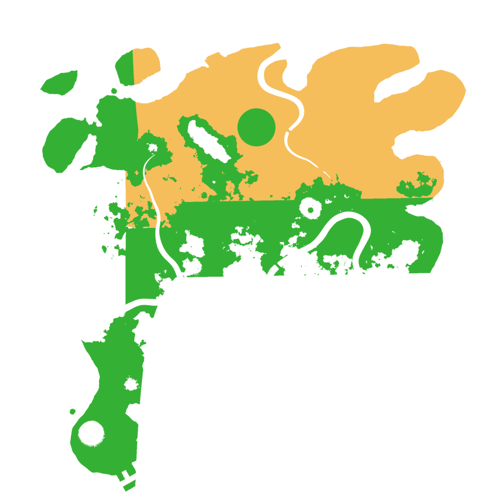 Biome Rust Map: Procedural Map, Size: 3500, Seed: 423095413