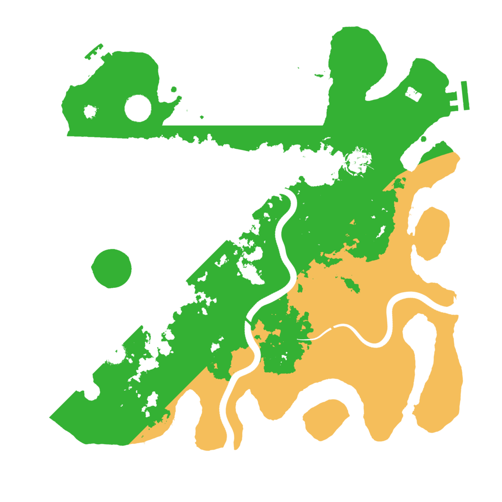 Biome Rust Map: Procedural Map, Size: 3500, Seed: 1203030