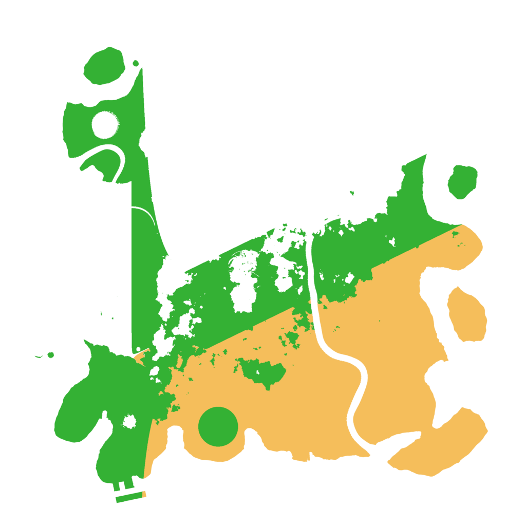 Biome Rust Map: Procedural Map, Size: 3500, Seed: 992872535