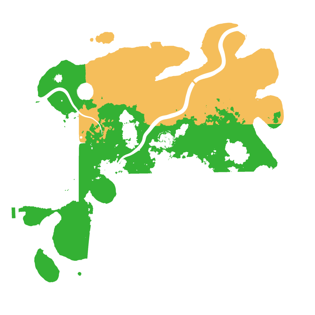 Biome Rust Map: Procedural Map, Size: 3500, Seed: 298464682