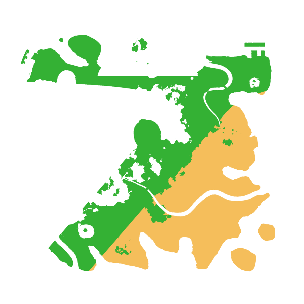 Biome Rust Map: Procedural Map, Size: 3000, Seed: 1181897863