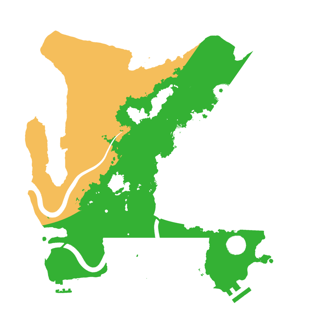 Biome Rust Map: Procedural Map, Size: 3000, Seed: 2479579