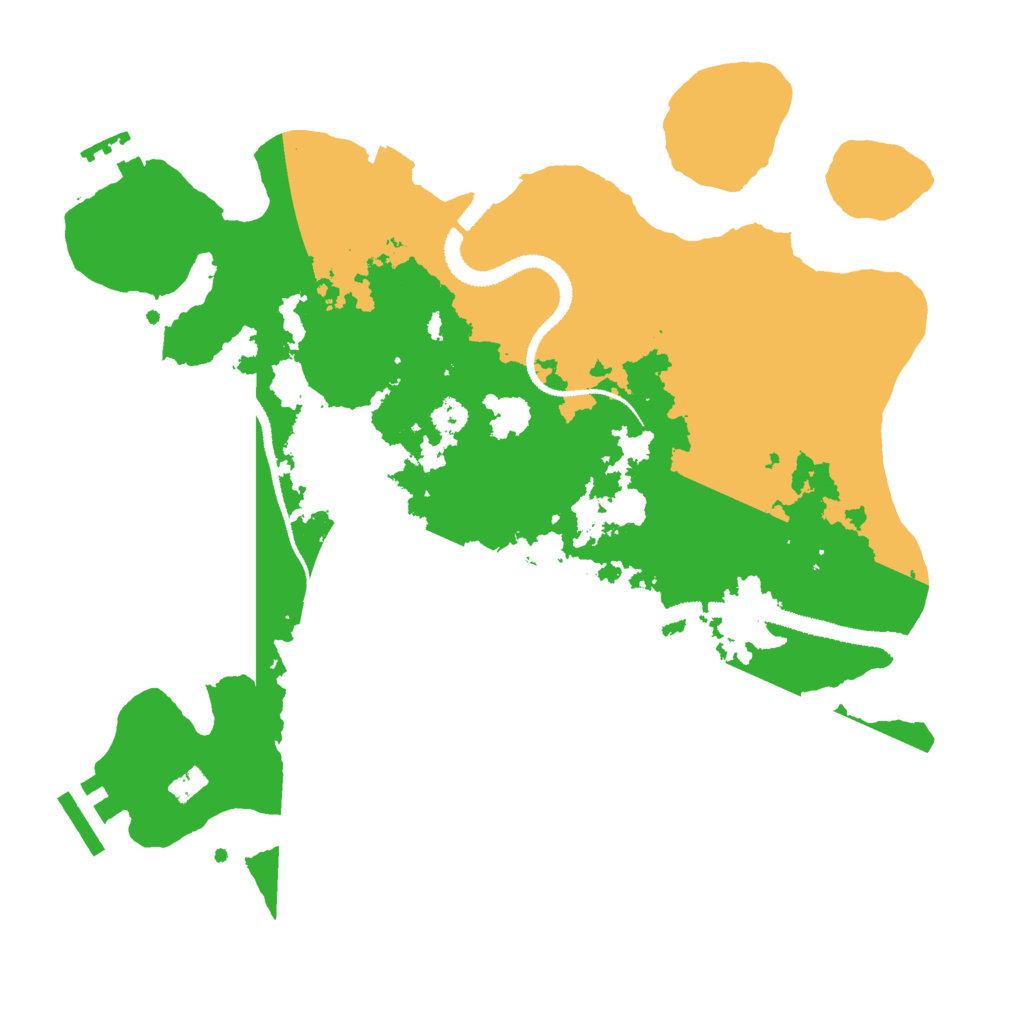 Biome Rust Map: Procedural Map, Size: 3000, Seed: 1500794221