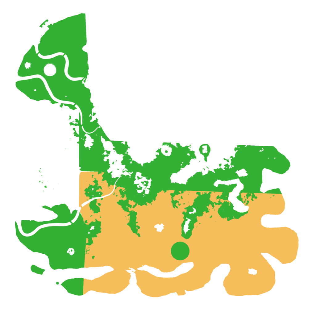 Biome Rust Map: Procedural Map, Size: 4500, Seed: 6535005