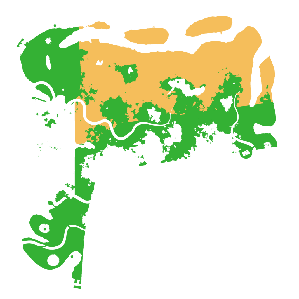 Biome Rust Map: Procedural Map, Size: 4500, Seed: 581204694