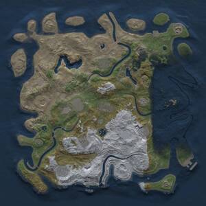 Thumbnail Rust Map: Procedural Map, Size: 4250, Seed: 4567798, 16 Monuments