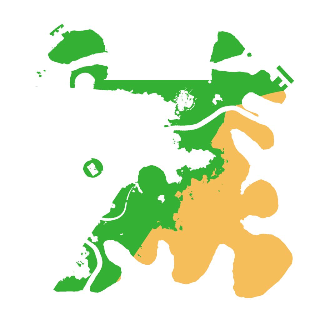 Biome Rust Map: Procedural Map, Size: 3000, Seed: 9235170