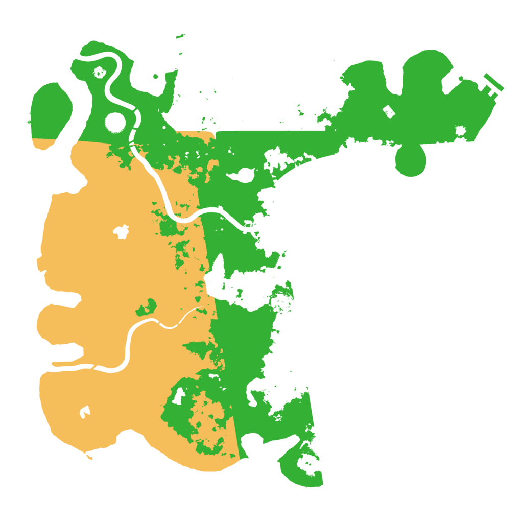 Biome Rust Map: Procedural Map, Size: 4500, Seed: 2063463987