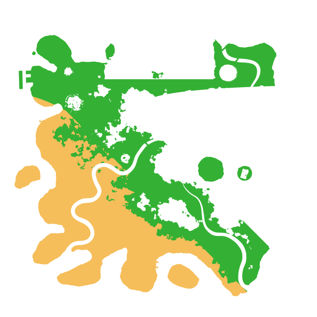 Biome Rust Map: Procedural Map, Size: 3500, Seed: 1525612519