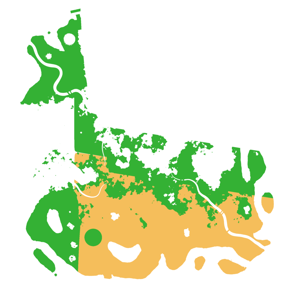 Biome Rust Map: Procedural Map, Size: 4500, Seed: 447406459