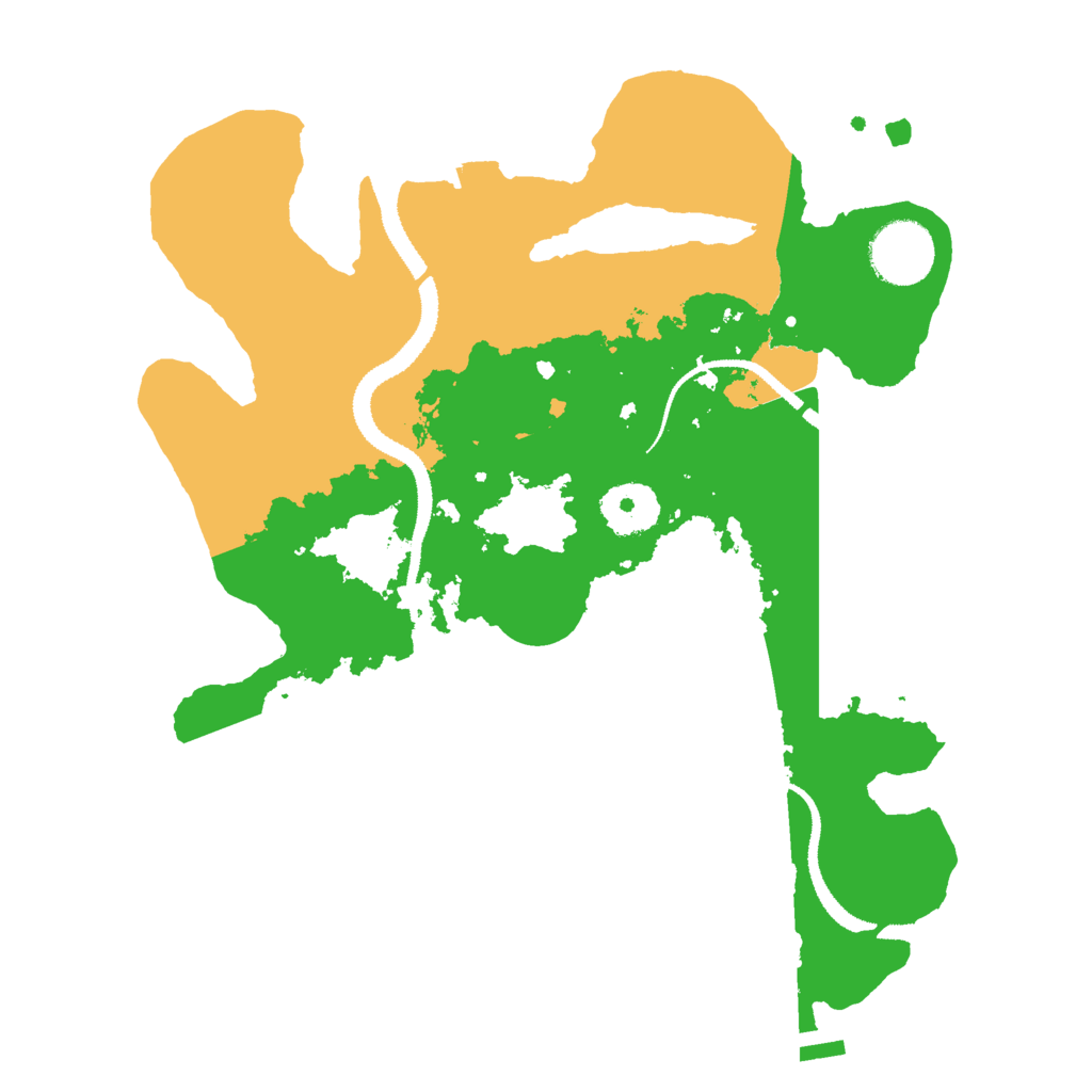 Biome Rust Map: Procedural Map, Size: 3000, Seed: 334755978