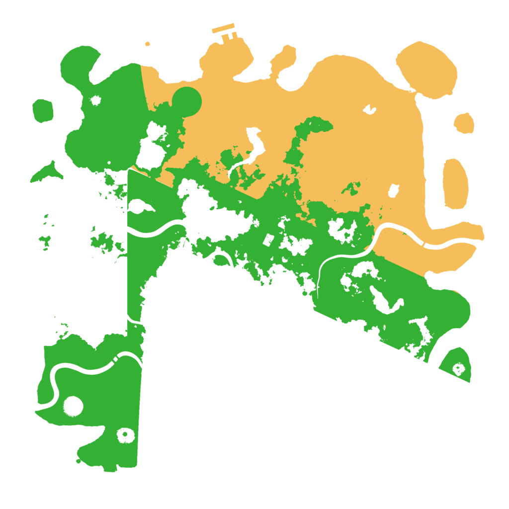 Biome Rust Map: Procedural Map, Size: 4500, Seed: 302366049