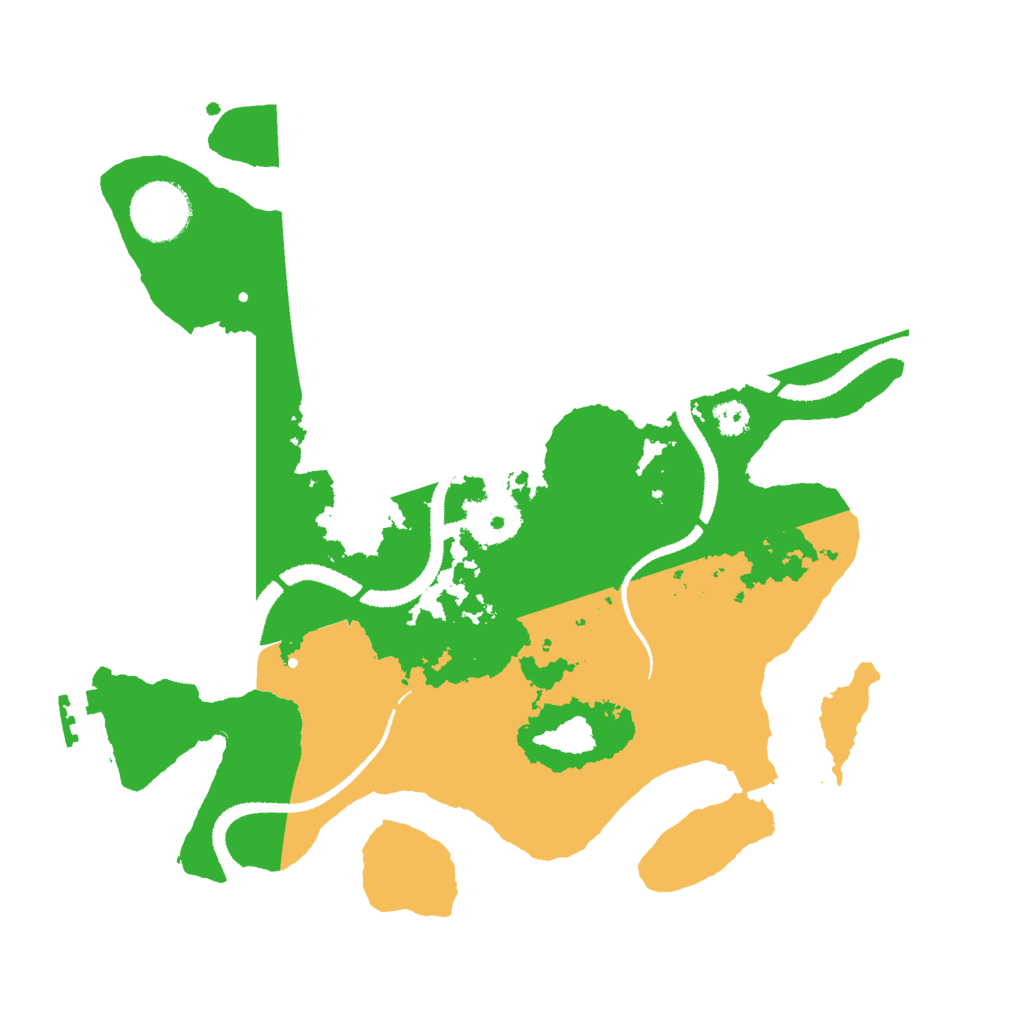 Biome Rust Map: Procedural Map, Size: 3000, Seed: 16869701