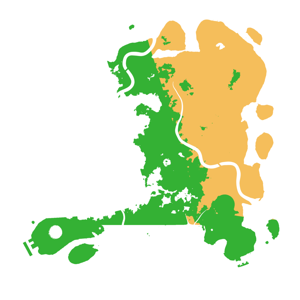 Biome Rust Map: Procedural Map, Size: 4000, Seed: 334534