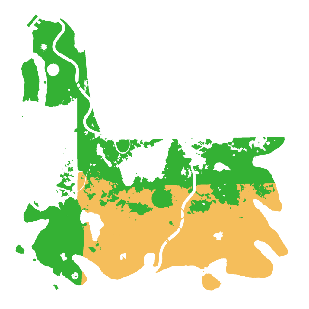 Biome Rust Map: Procedural Map, Size: 4500, Seed: 659925970