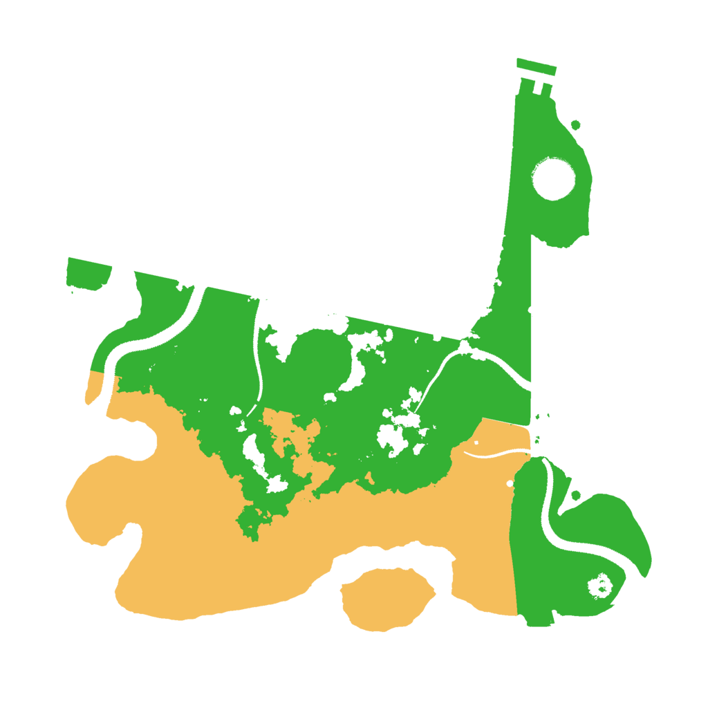 Biome Rust Map: Procedural Map, Size: 3000, Seed: 21190158