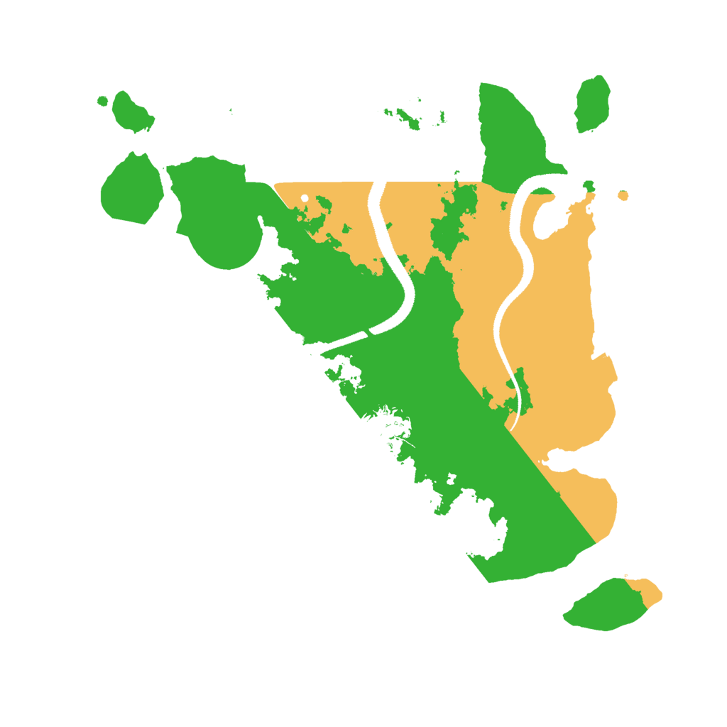 Biome Rust Map: Procedural Map, Size: 2800, Seed: 530477046