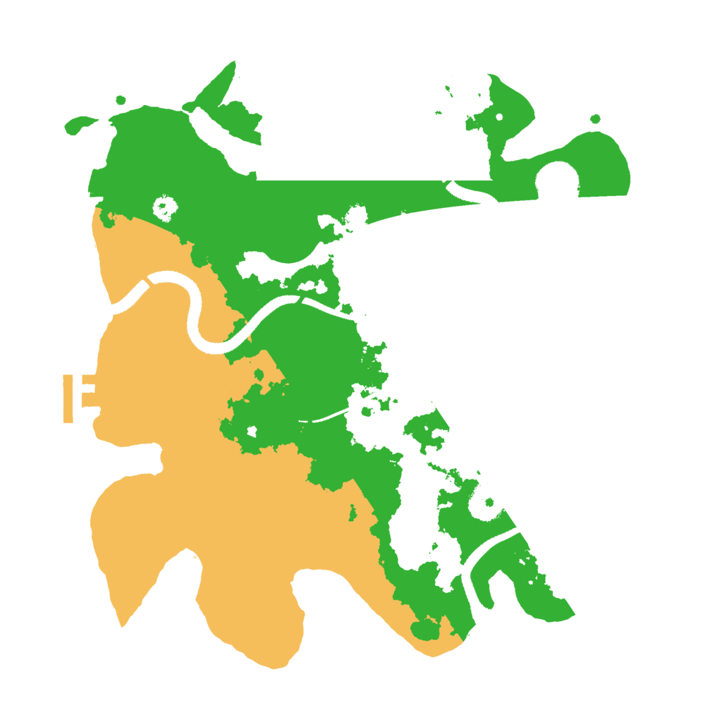 Biome Rust Map: Procedural Map, Size: 3000, Seed: 59129