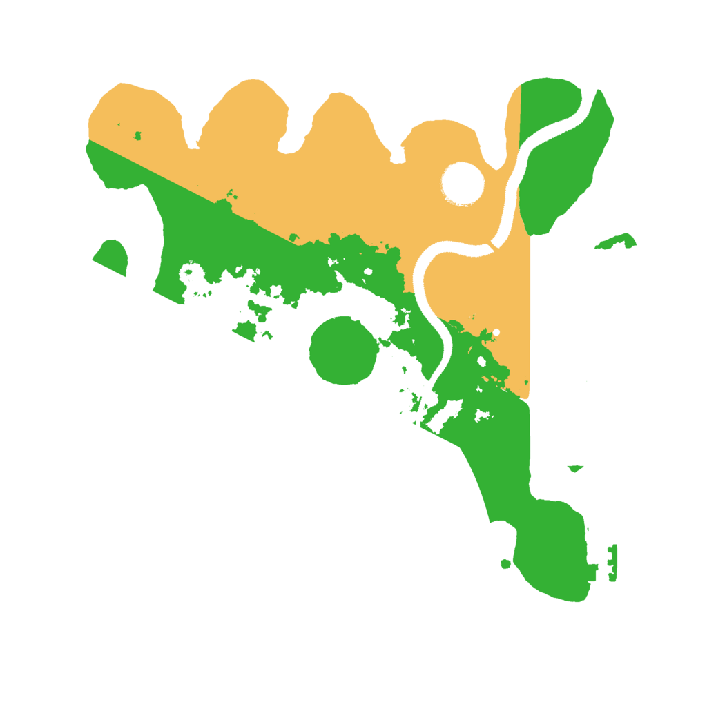 Biome Rust Map: Procedural Map, Size: 2900, Seed: 3