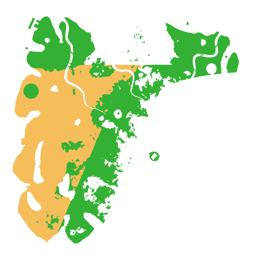 Biome Rust Map: Procedural Map, Size: 4500, Seed: 62285426