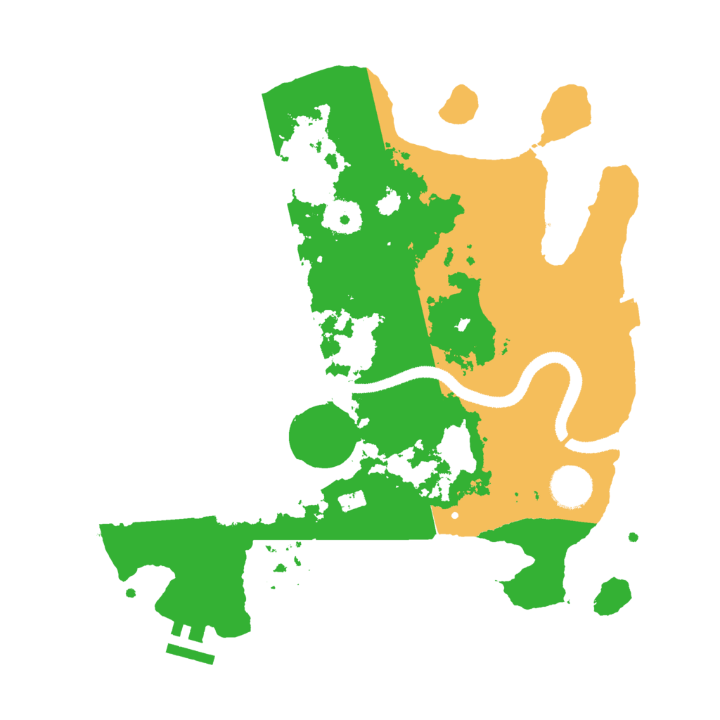 Biome Rust Map: Procedural Map, Size: 3000, Seed: 341544954