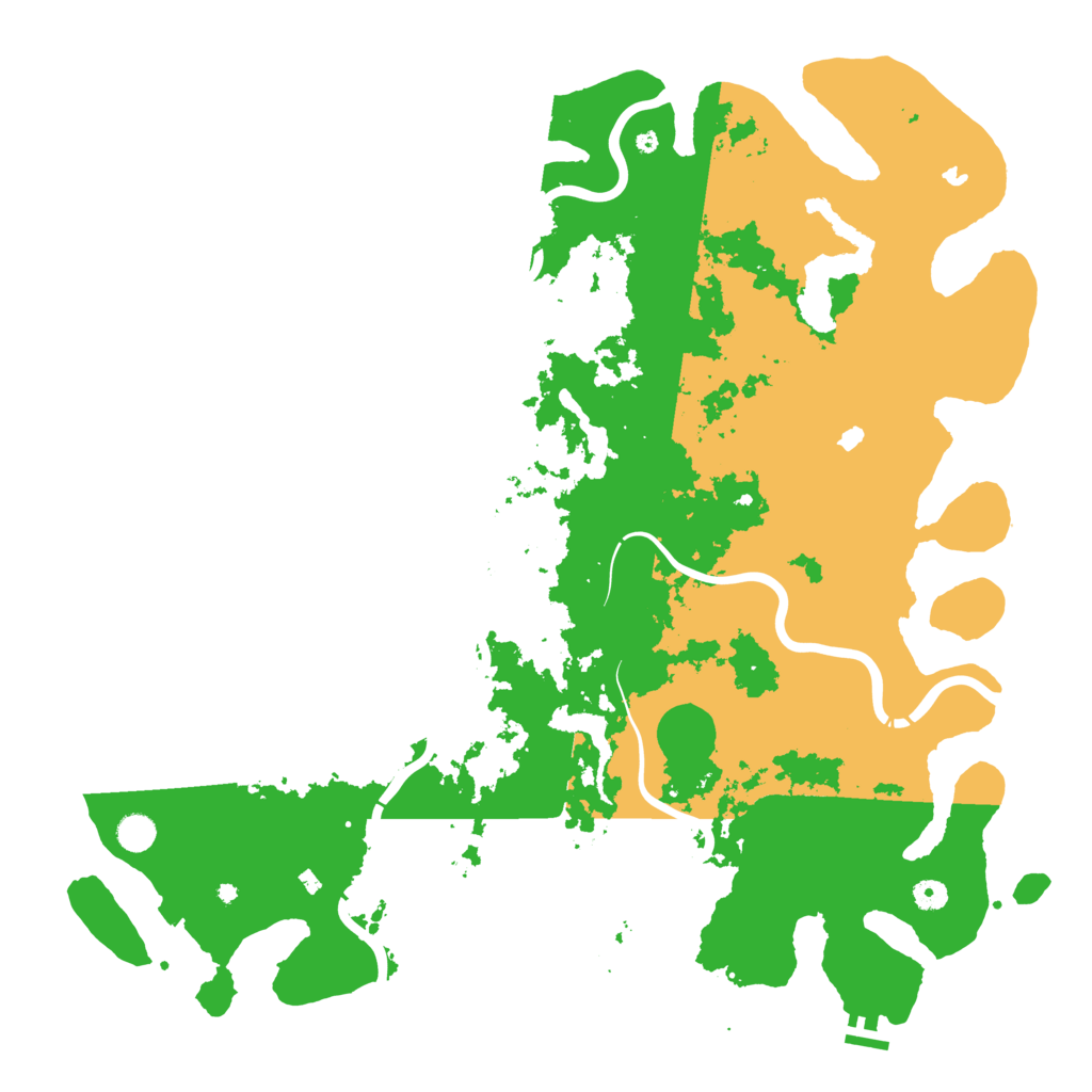 Biome Rust Map: Procedural Map, Size: 5000, Seed: 2137864194