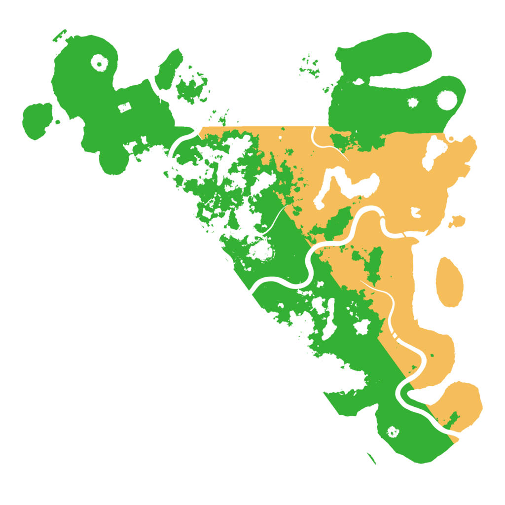 Biome Rust Map: Procedural Map, Size: 4500, Seed: 19984104