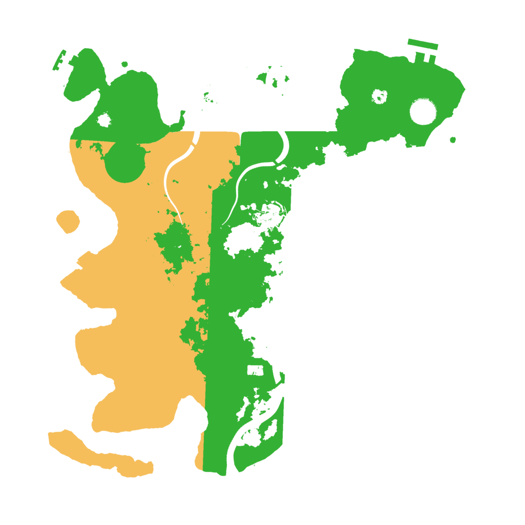 Biome Rust Map: Procedural Map, Size: 3500, Seed: 1169821199