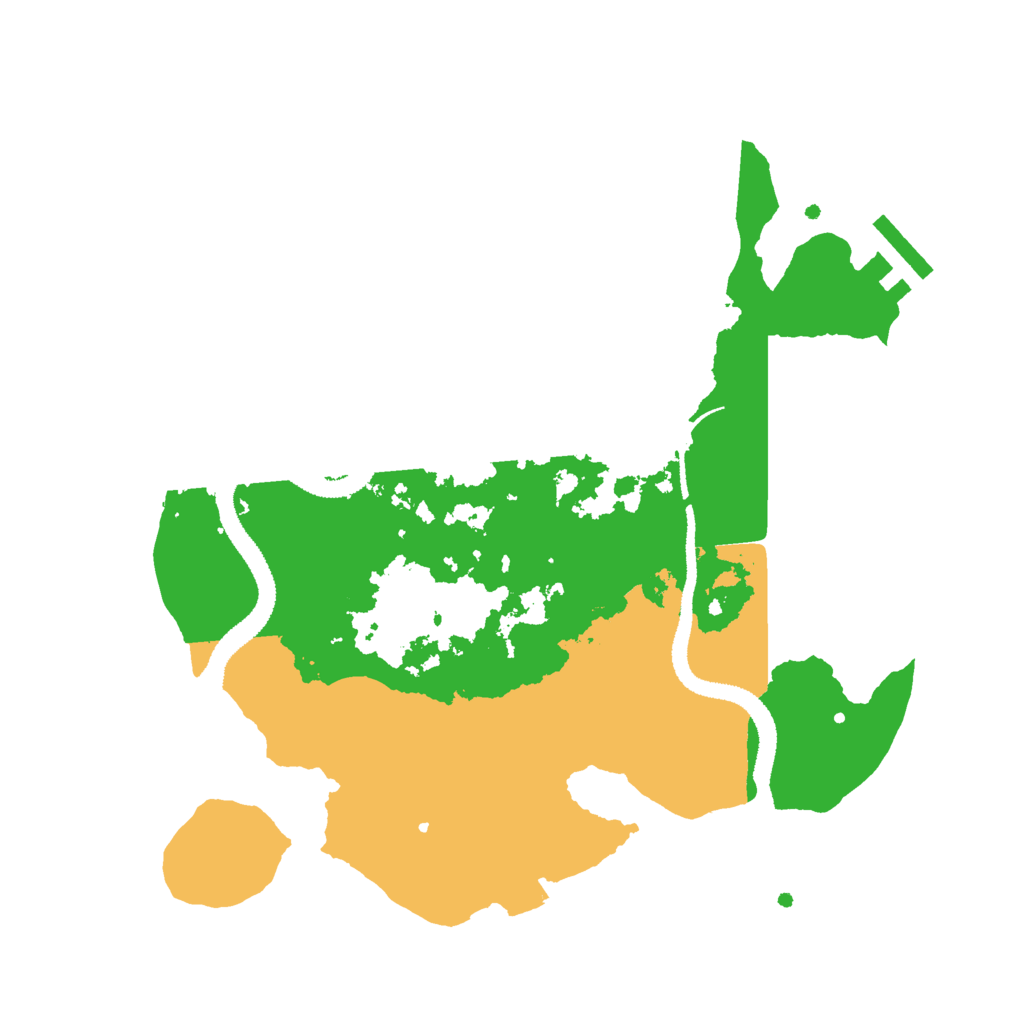 Biome Rust Map: Procedural Map, Size: 2750, Seed: 123454321