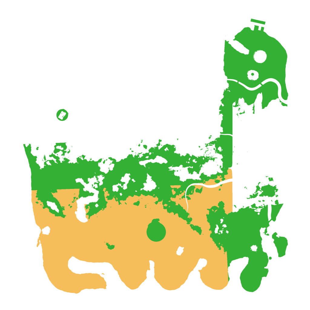 Biome Rust Map: Procedural Map, Size: 4250, Seed: 668465907