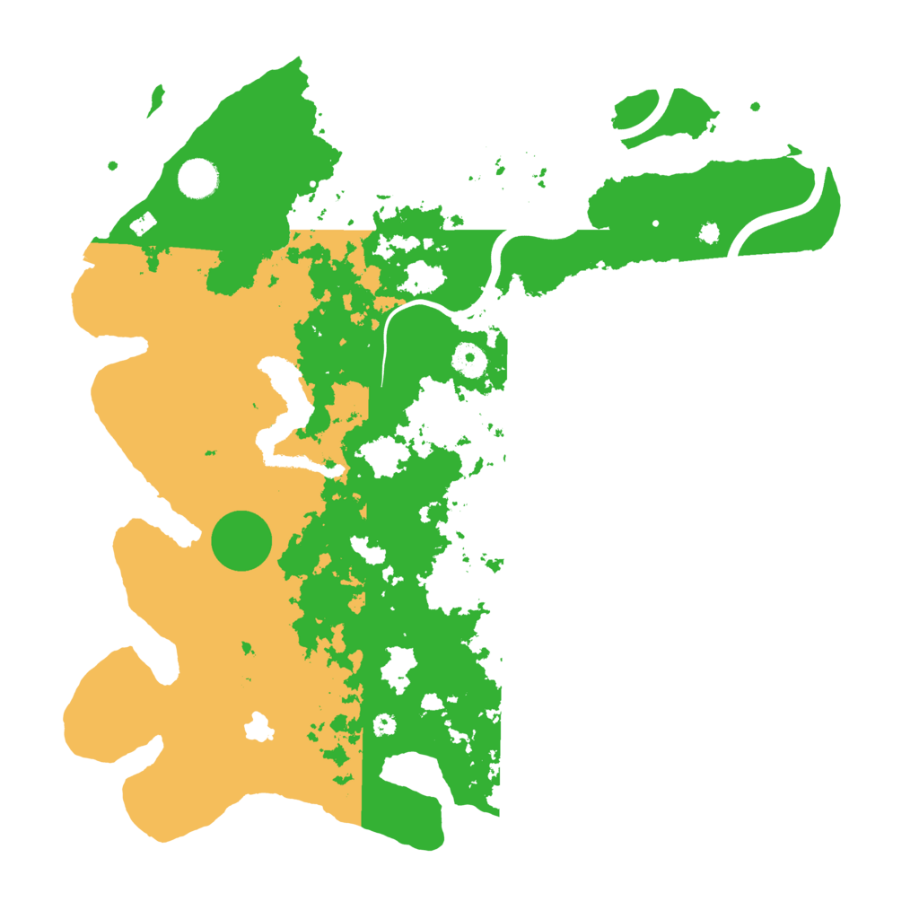Biome Rust Map: Procedural Map, Size: 4000, Seed: 2421