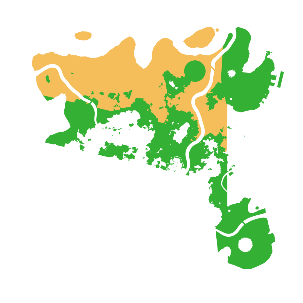 Biome Rust Map: Procedural Map, Size: 3750, Seed: 95799580