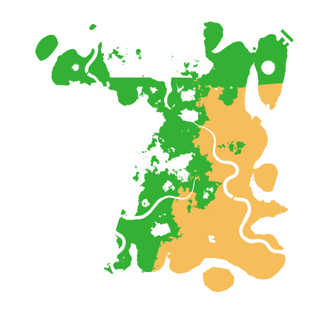 Biome Rust Map: Procedural Map, Size: 4000, Seed: 7242