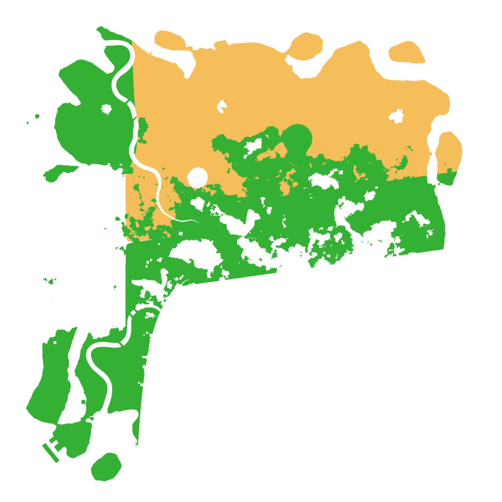Biome Rust Map: Procedural Map, Size: 4500, Seed: 1748876999