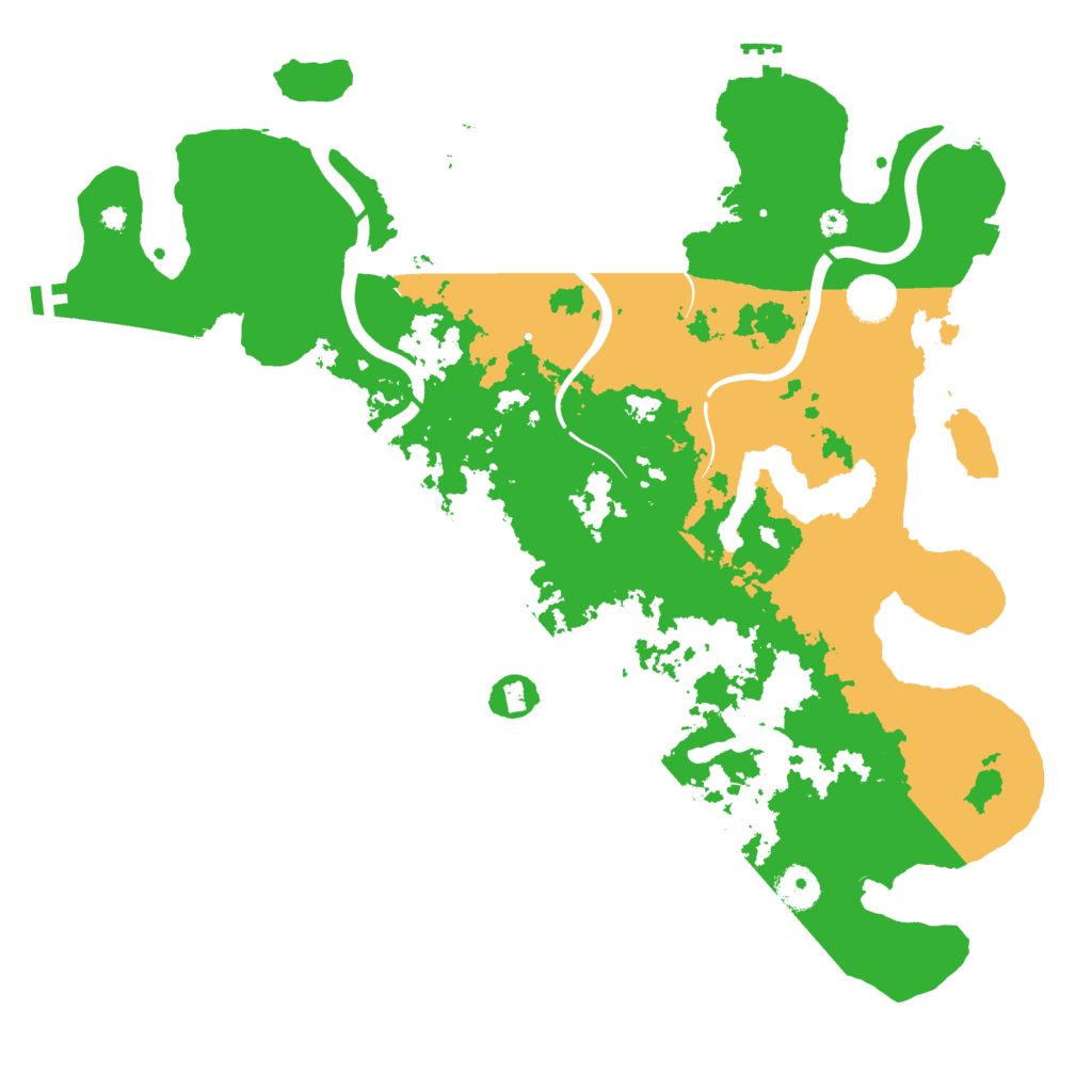 Biome Rust Map: Procedural Map, Size: 4000, Seed: 1055968642