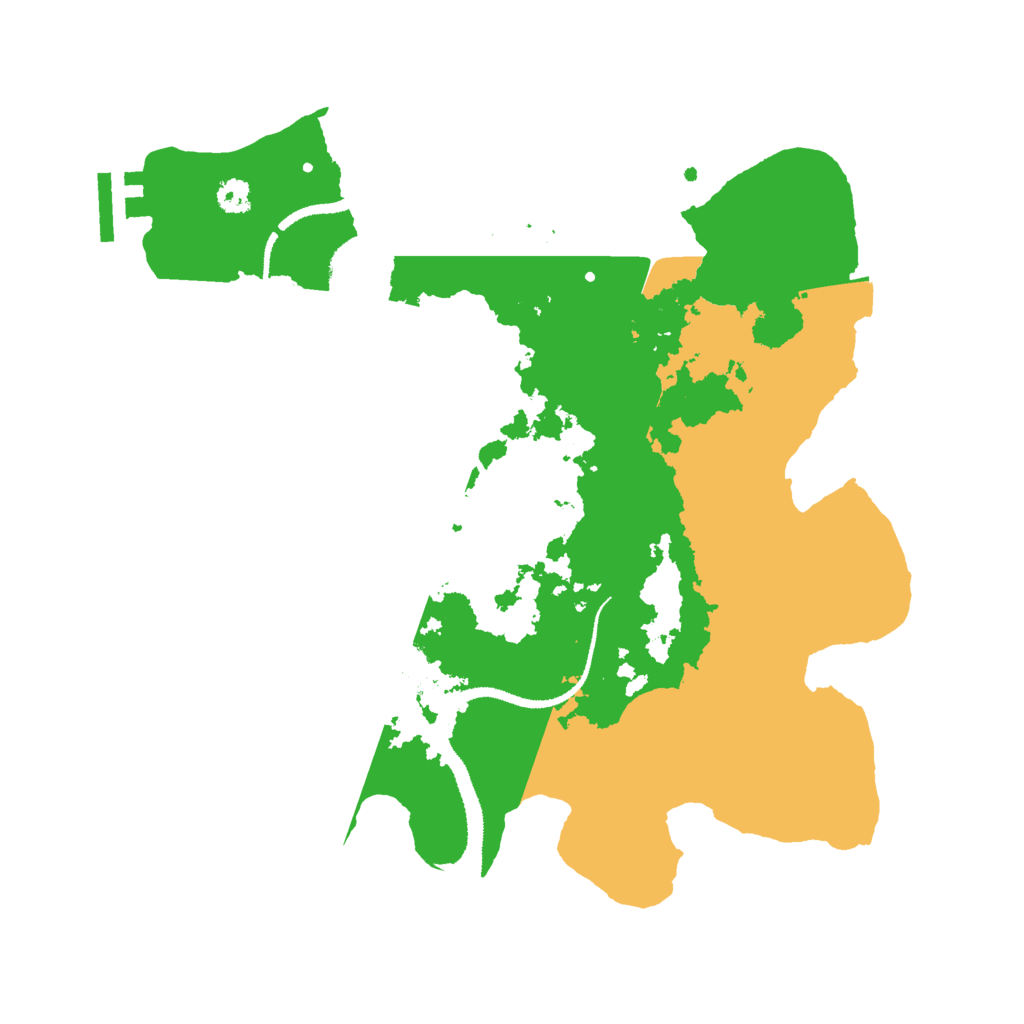 Biome Rust Map: Procedural Map, Size: 3000, Seed: 662134883