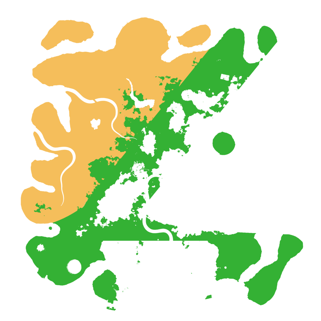Biome Rust Map: Procedural Map, Size: 4000, Seed: 524139210
