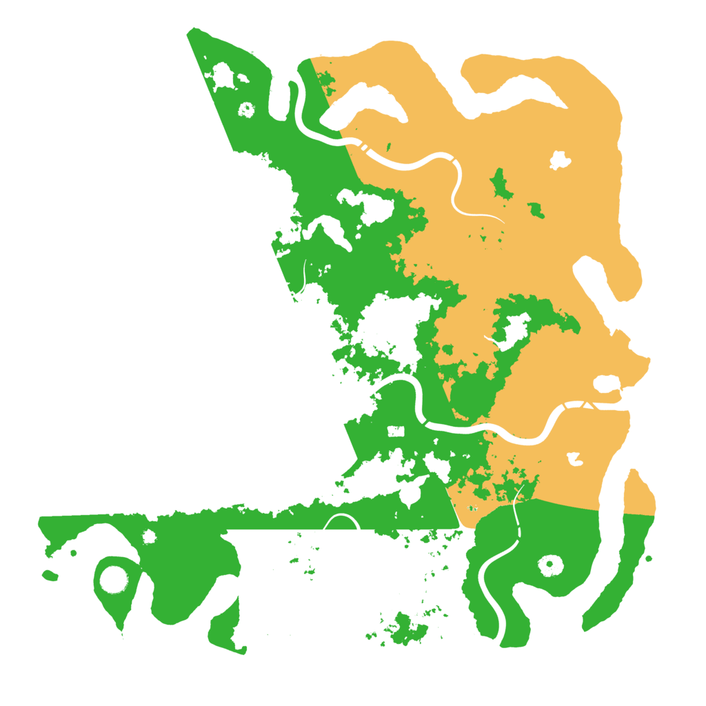Biome Rust Map: Procedural Map, Size: 4500, Seed: 123942