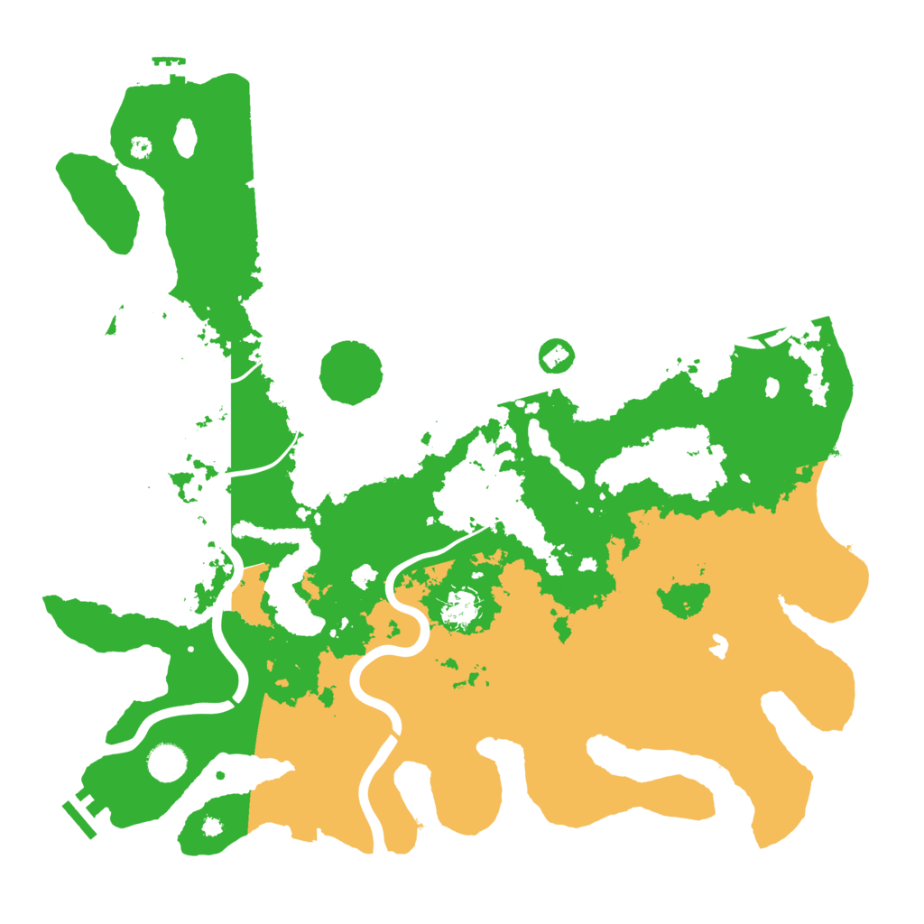 Biome Rust Map: Procedural Map, Size: 4200, Seed: 99299