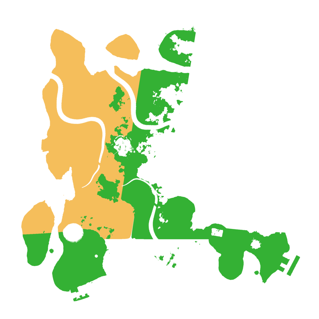 Biome Rust Map: Procedural Map, Size: 3000, Seed: 752230885