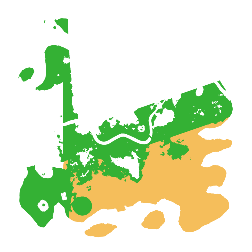 Biome Rust Map: Procedural Map, Size: 3500, Seed: 798816997