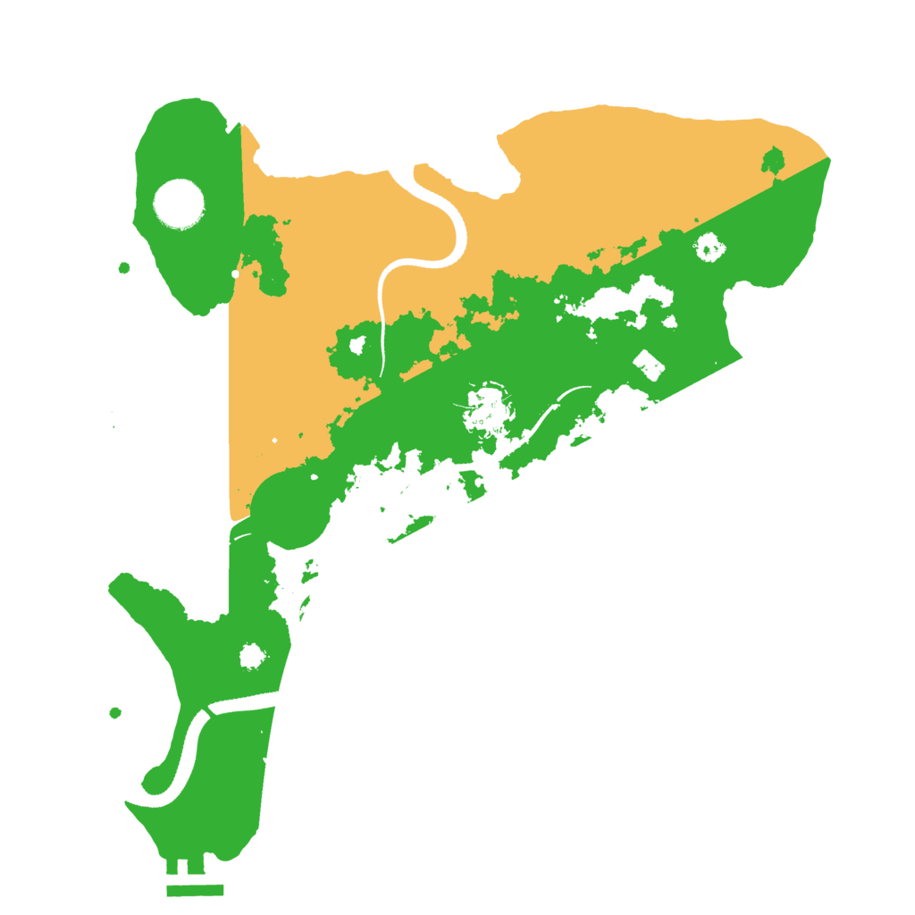 Biome Rust Map: Procedural Map, Size: 3250, Seed: 1203465796