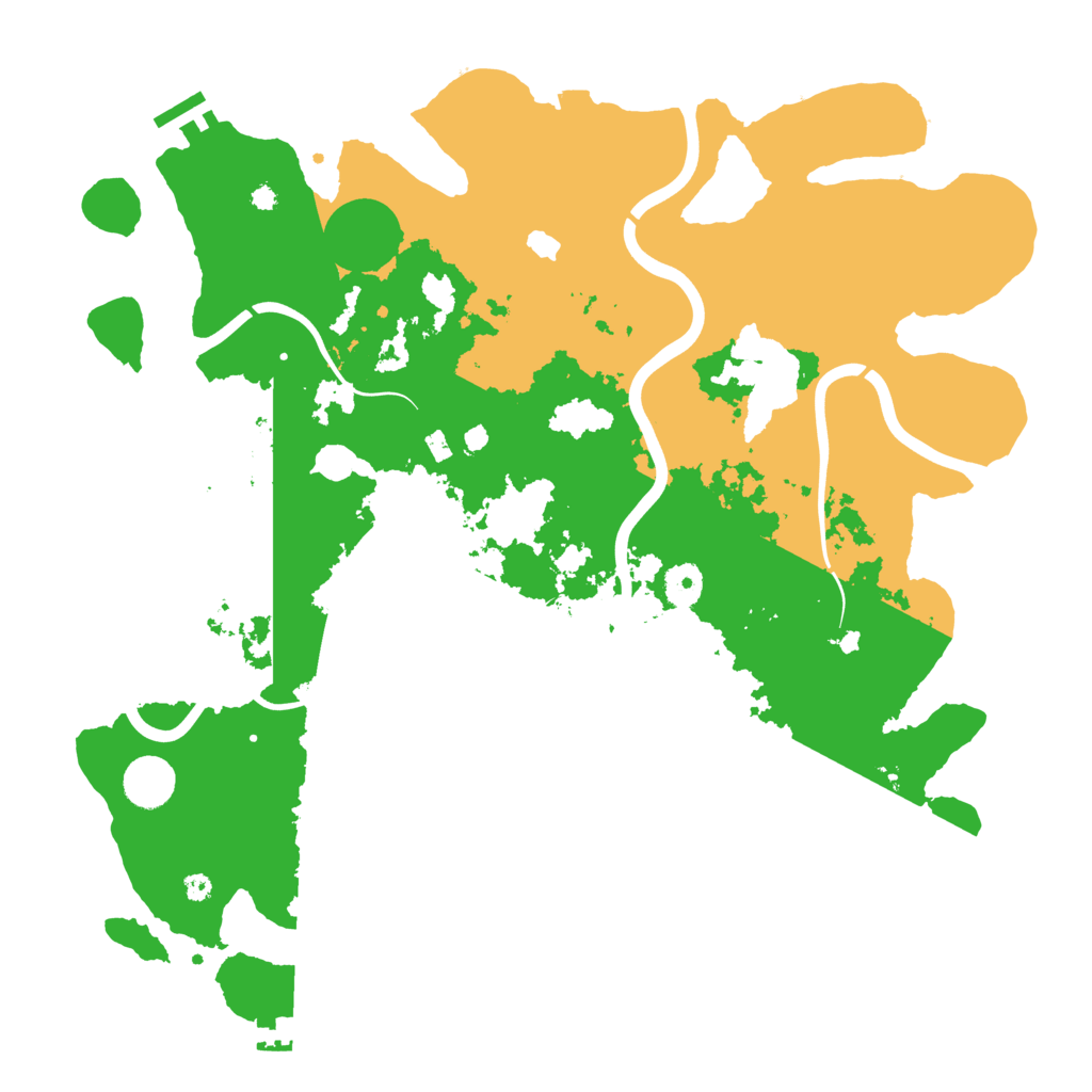 Biome Rust Map: Procedural Map, Size: 4000, Seed: 1055068642