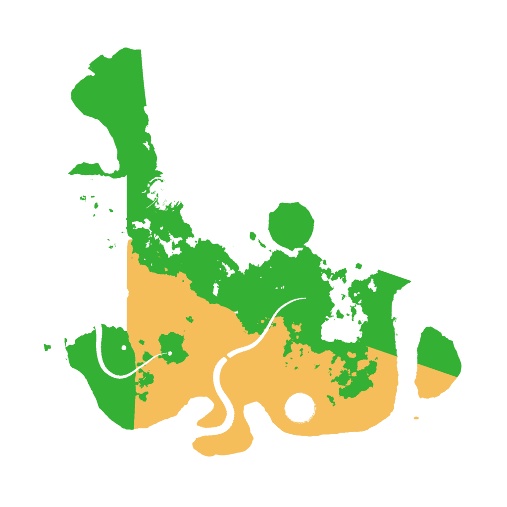 Biome Rust Map: Procedural Map, Size: 3000, Seed: 985874457