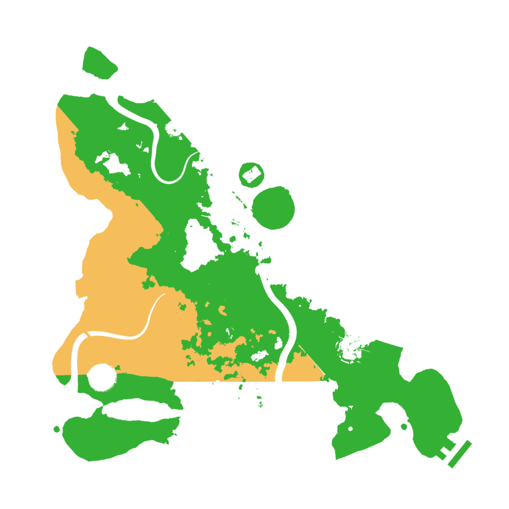 Biome Rust Map: Procedural Map, Size: 3250, Seed: 1214997389