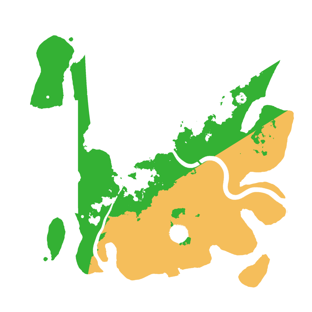 Biome Rust Map: Procedural Map, Size: 3000, Seed: 31489
