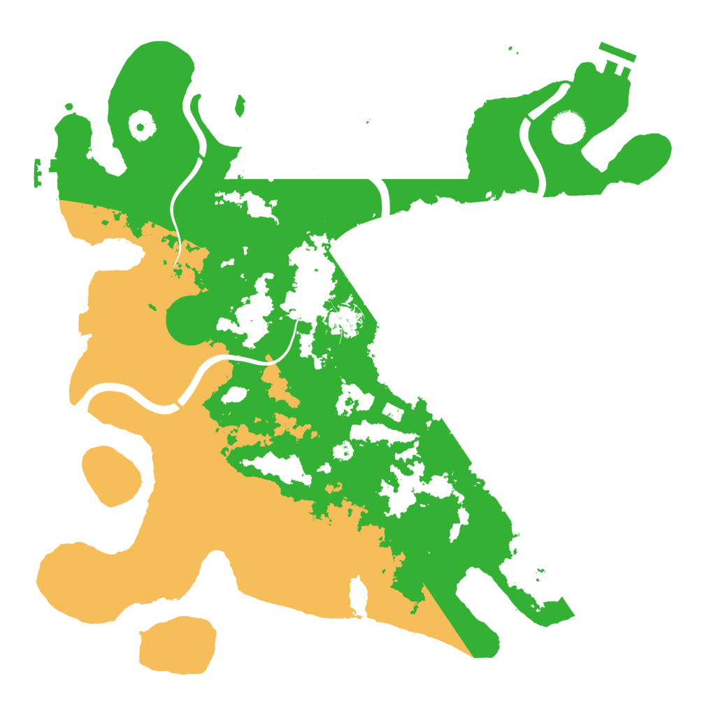 Biome Rust Map: Procedural Map, Size: 3800, Seed: 260604187