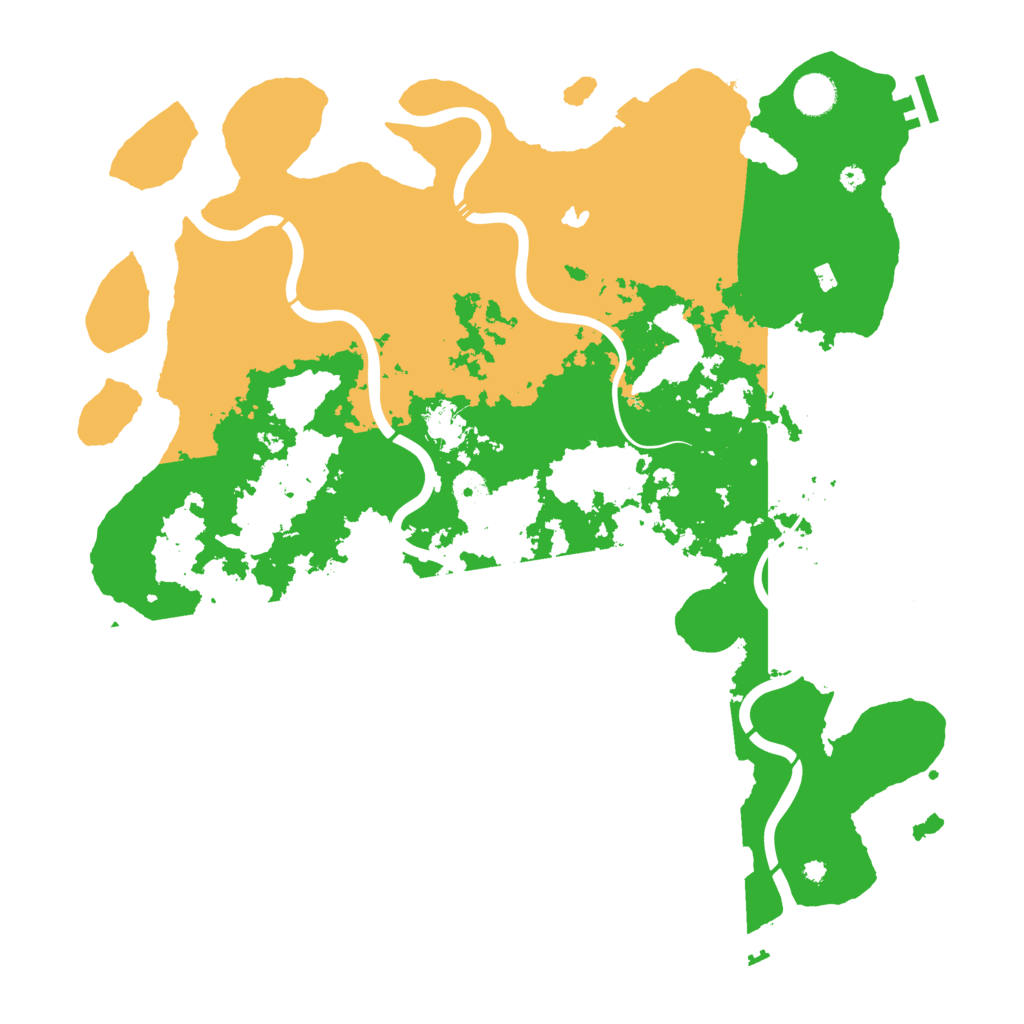 Biome Rust Map: Procedural Map, Size: 4250, Seed: 7816243