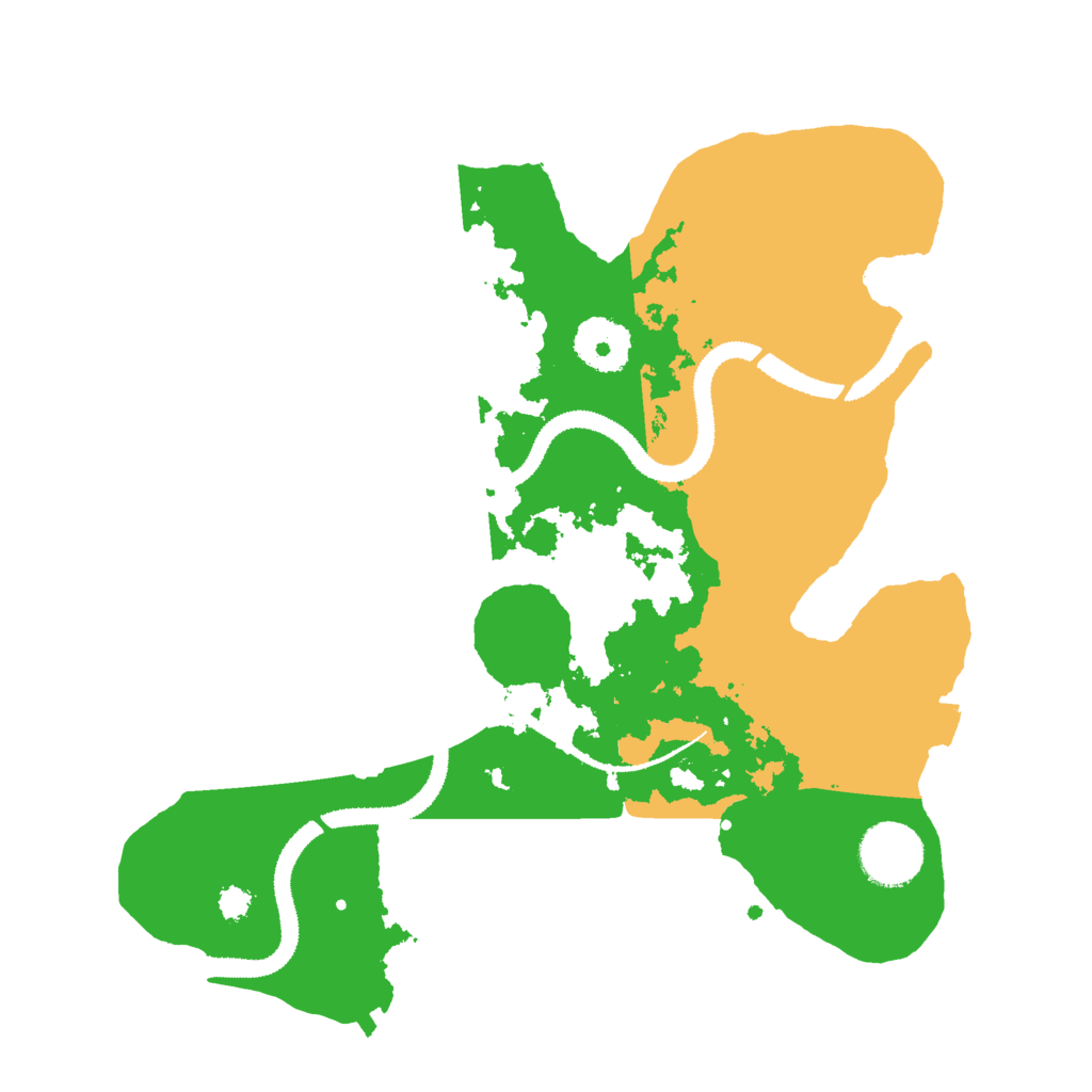Biome Rust Map: Procedural Map, Size: 3000, Seed: 1005114534